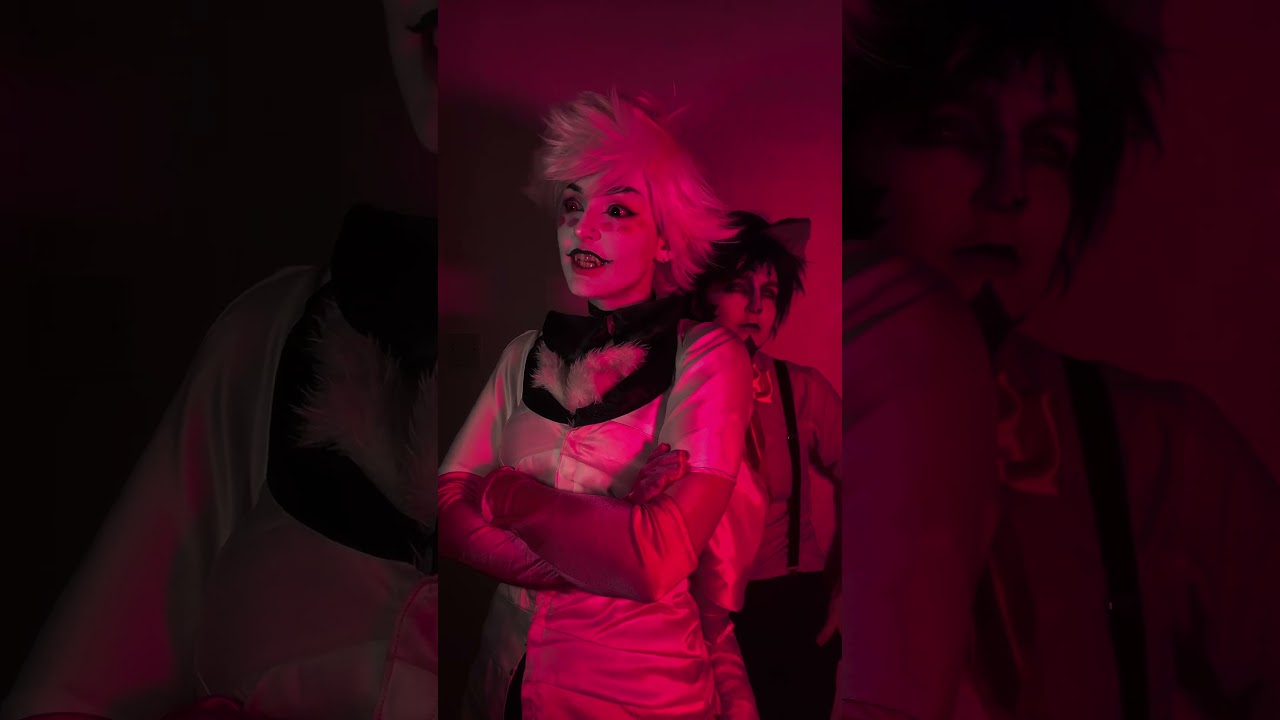 Charlie tries to start a sing along at the hotel - Hazbin Hotel in Real Life - Huskerdust cosplays