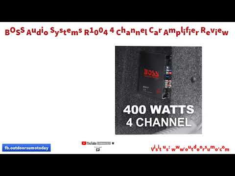 BOSS Audio Systems R1004 4 Channel Car Amplifier Review and Guide by outdoorsumo