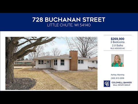 728 BUCHANAN Street, Little Chute, WI home video tour