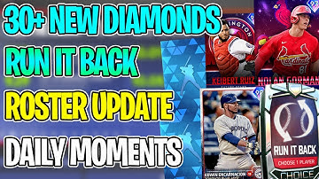 30+ NEW DIAMONDS COMING! HUGE CONTENT DROP TOMORROW! RUN IT BACK! MLB The Show 21 Diamond Dynasty