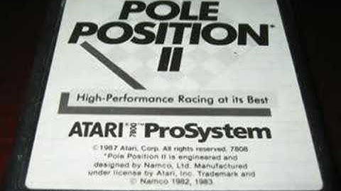 Classic Game Room - POLE POSITION II for Atari 7800 review