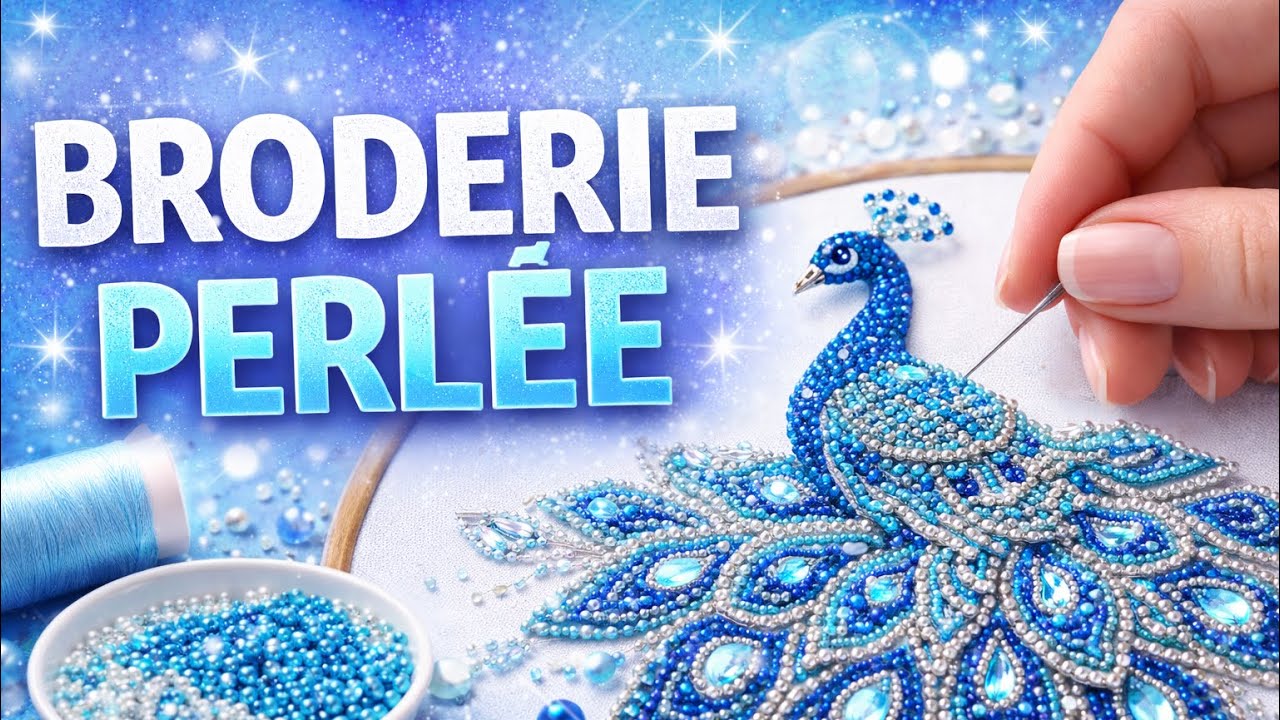 Broderie perlée paon #fansells 