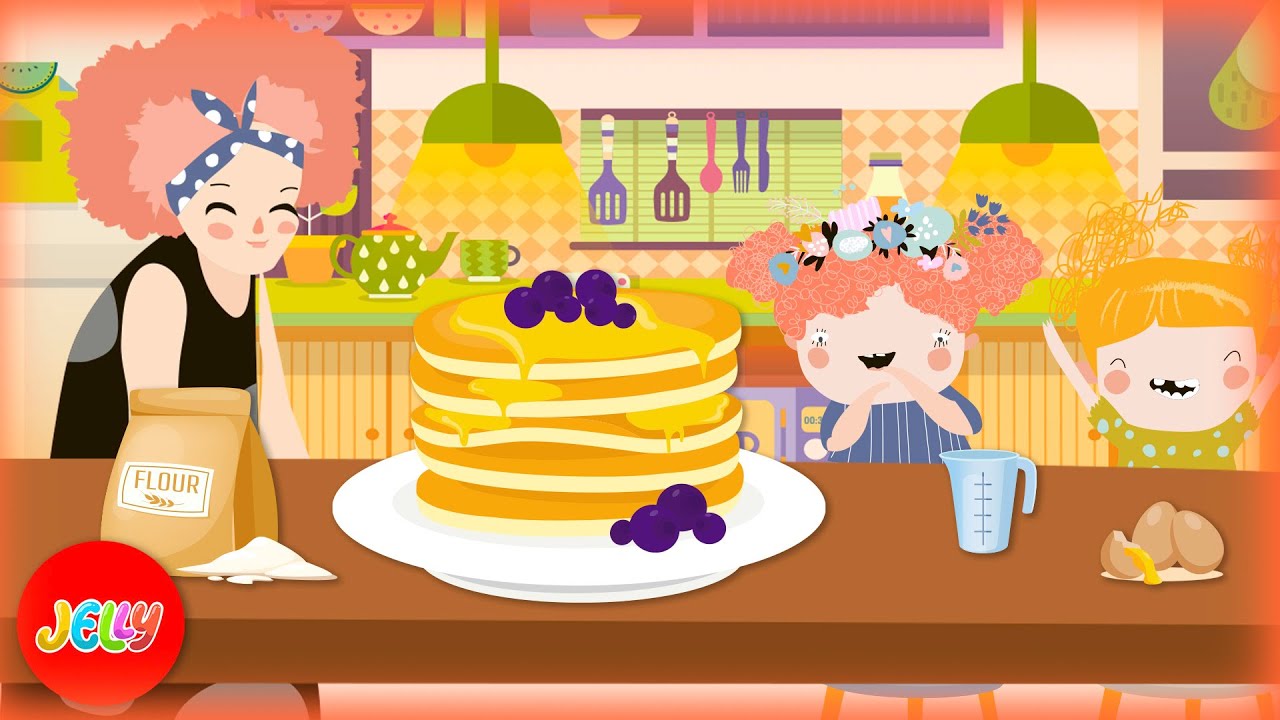 Pancakes For My Mom l Kids Songs & Nursery Rhymes l Pancake Song