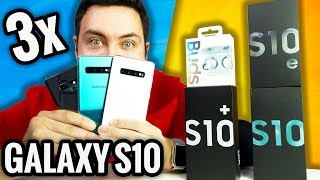 У меня есть 3 Galaxy S10, S10 + и S10e ! (Распаковка)