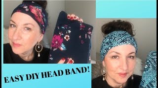 DIY Head Band from Walmart Leggings  Easy No Sewing!