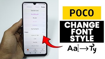 How to Change Font Style on Poco Phone