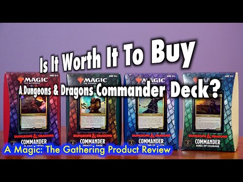 Is It Worth It To Buy A Dungeons & Dragons Commander Deck? | A Magic: The Gathering Product Review