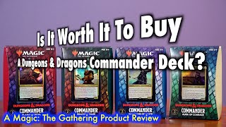 Is It Worth It To Buy A Dungeons & Dragons Commander Deck? | A Magic: The Gathering Product Review