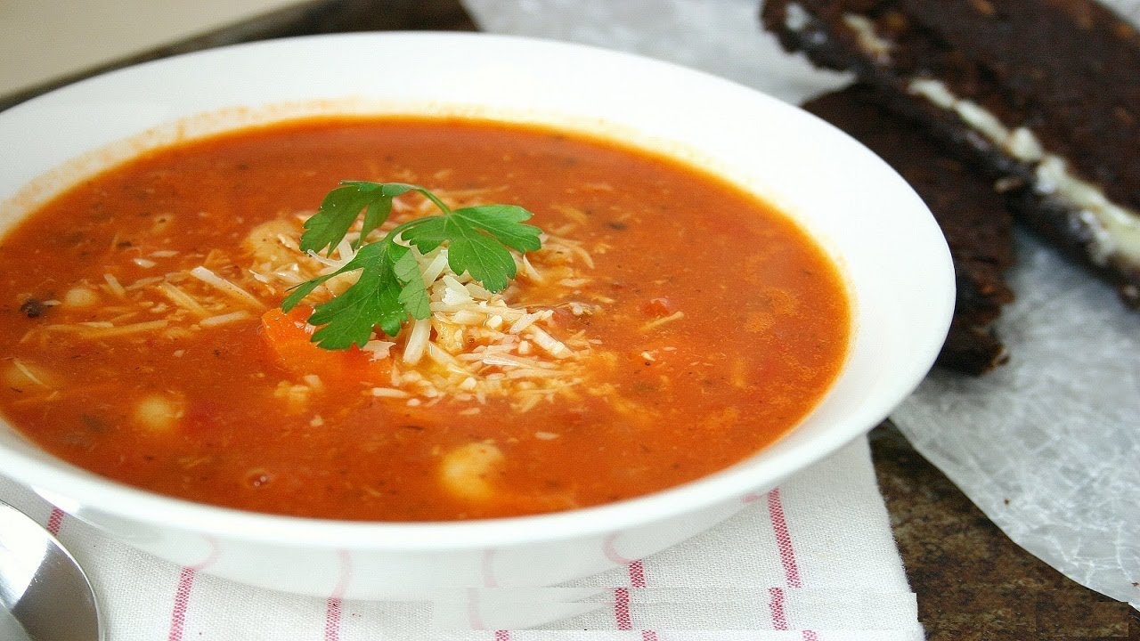 Spicy Chicken Tomato Soup Recipe How to Make Spicy Chicken Tomato Soup YouTube