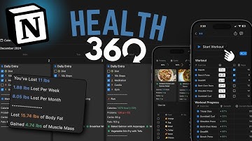 I Built the Best Health & Fitness App Using Notion (Template & Demo)