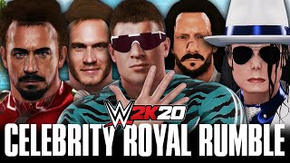 WWE 2K20 CELEBRITY ROYAL RUMBLE!!