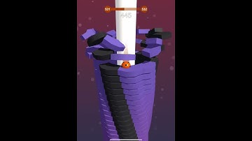 Stack Ball 3D Level 531 Gameplay (iOS,Andriod) #shorts ##stackball