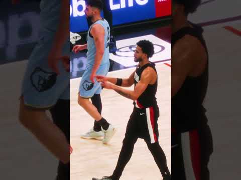 WELCOME TO THE BOX TOUMANI CAMARA Portland Trail Blazers Vs Memphis Grizzlies 