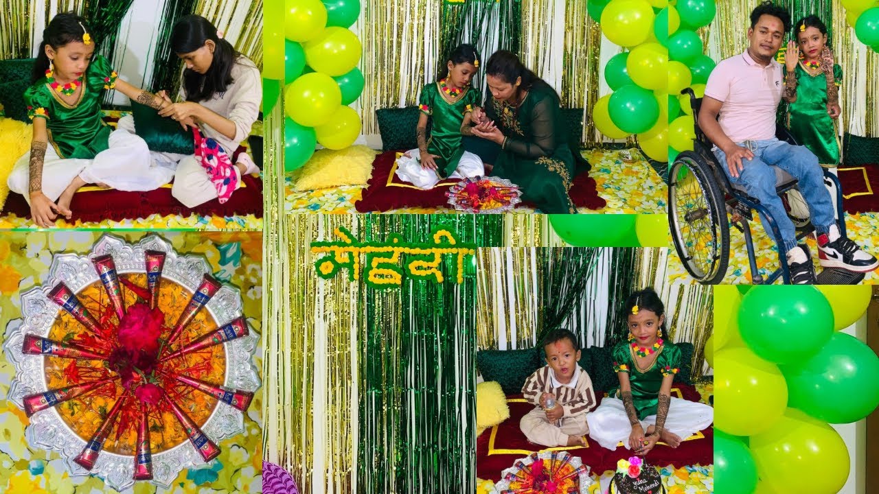 Mehendi day before Bel Bibaha ( also known as Ihi )