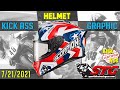 7/21/21 STG Kick A** Helmet Graphic Of The Week! | Sportbike Track Gear