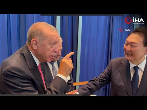 Erdoğan, Finlandiya Cumhurbaşkanı Niinisto İle Güney Kore Devlet Başkanı Suk Yeol’u Tanıştırdı