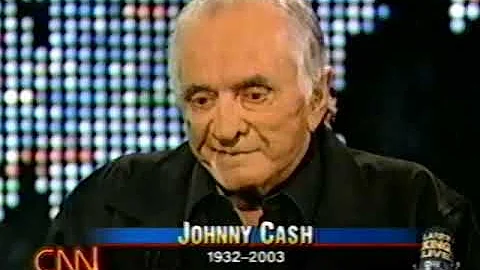 Larry King Live Johnny Cash re-broadcast September...