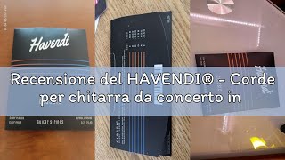 Recensione del HAVENDI® - Corde per chitarra da concerto in nylon, per chitarra classica rivestita i