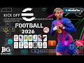 eFootball PES 2026 PPSSPP Android Offline Full Update UCL &amp; League Kits 25/26 Season 4k Graphics!