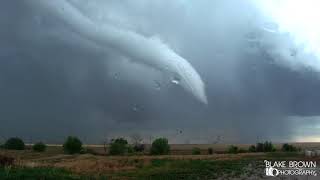Amazing Close Range Tornado near Roggen Colorado! (6-19-18)