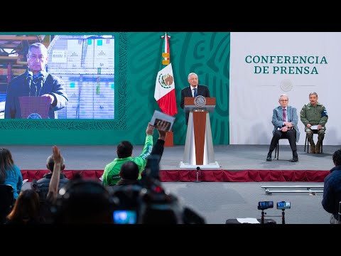 México envasa vacunas contra COVID-19. Conferencia presidente AMLO