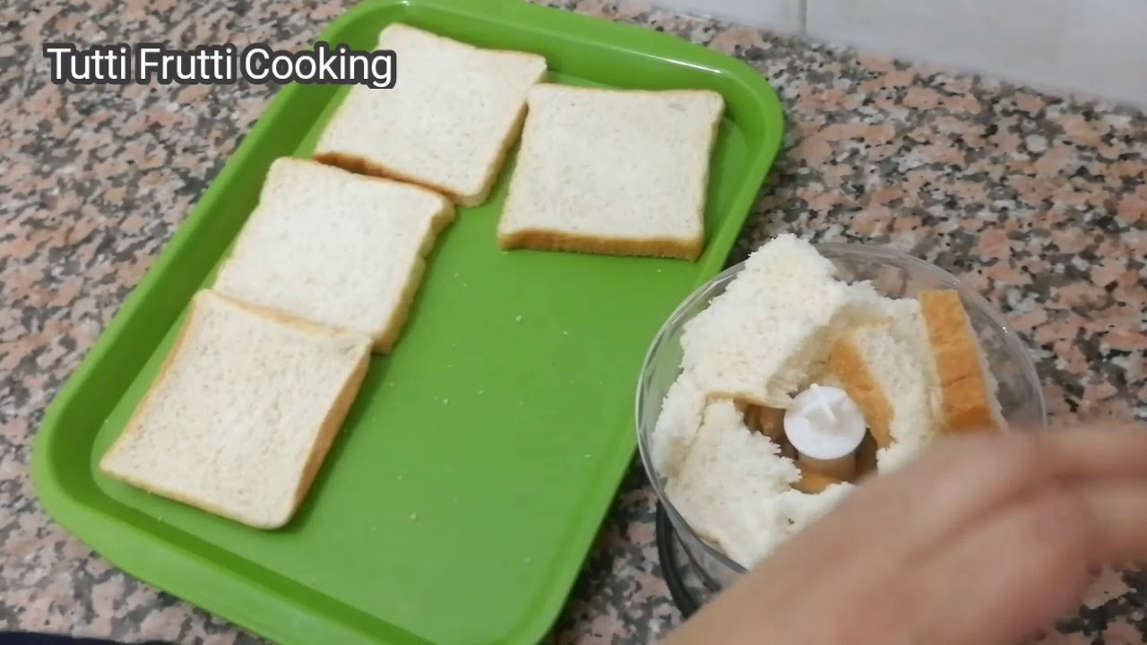 How to make bread Crumbs in Urdu /Hindi YouTube