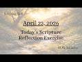SCRIPTURE REFLECTION EXERCISE Use w/ Mass Reading or Scripture of your choice