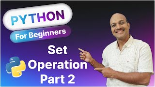 Part II | 8.3 Set Operations | 8.Operations on Data Structures | Python
