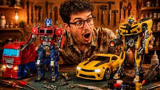 *DIY Level 999+* Optimus Prime vs Megatron Transformers DIY Go HEAD TO HEAD 🤖😱