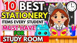 10 MUST HAVE STATIONERY ITEMS IN EVERY STUDENT'S ROOM | Essentials for Back to School 2024 #school