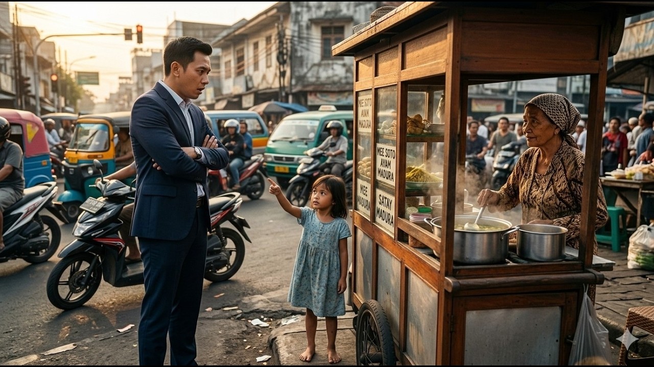 MILIARDER MENGHINA PEDAGANG KAKI LIMA DI DEPAN SEMUA ORANG TAPI BOCAH 6 TAHUN ITU BERBISIK:DIA IBUMU