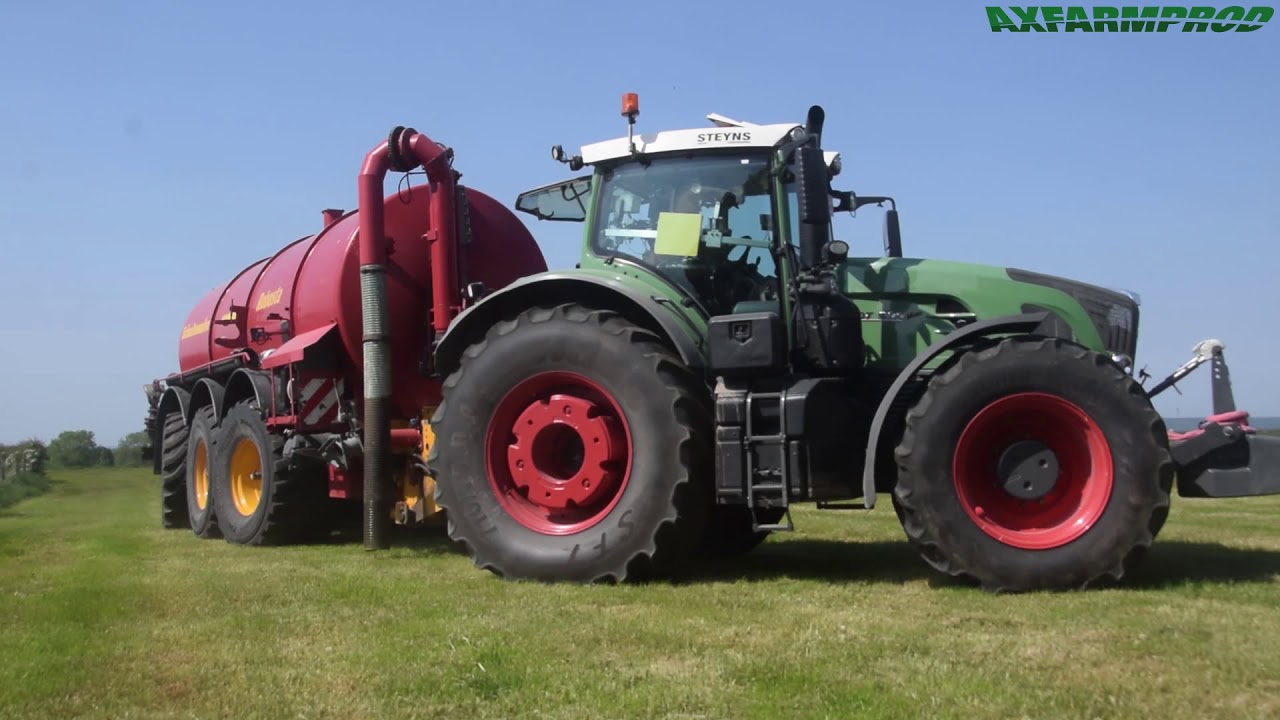 FENDT 939 Traktor \u0026 VREDO VT5518 | Lohnunternehmen Steyns | Gülleausbringung