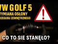 VW GOLF 5 WYMIANA OSŁONY PRZEGUBU ZEWNETRZNEGO