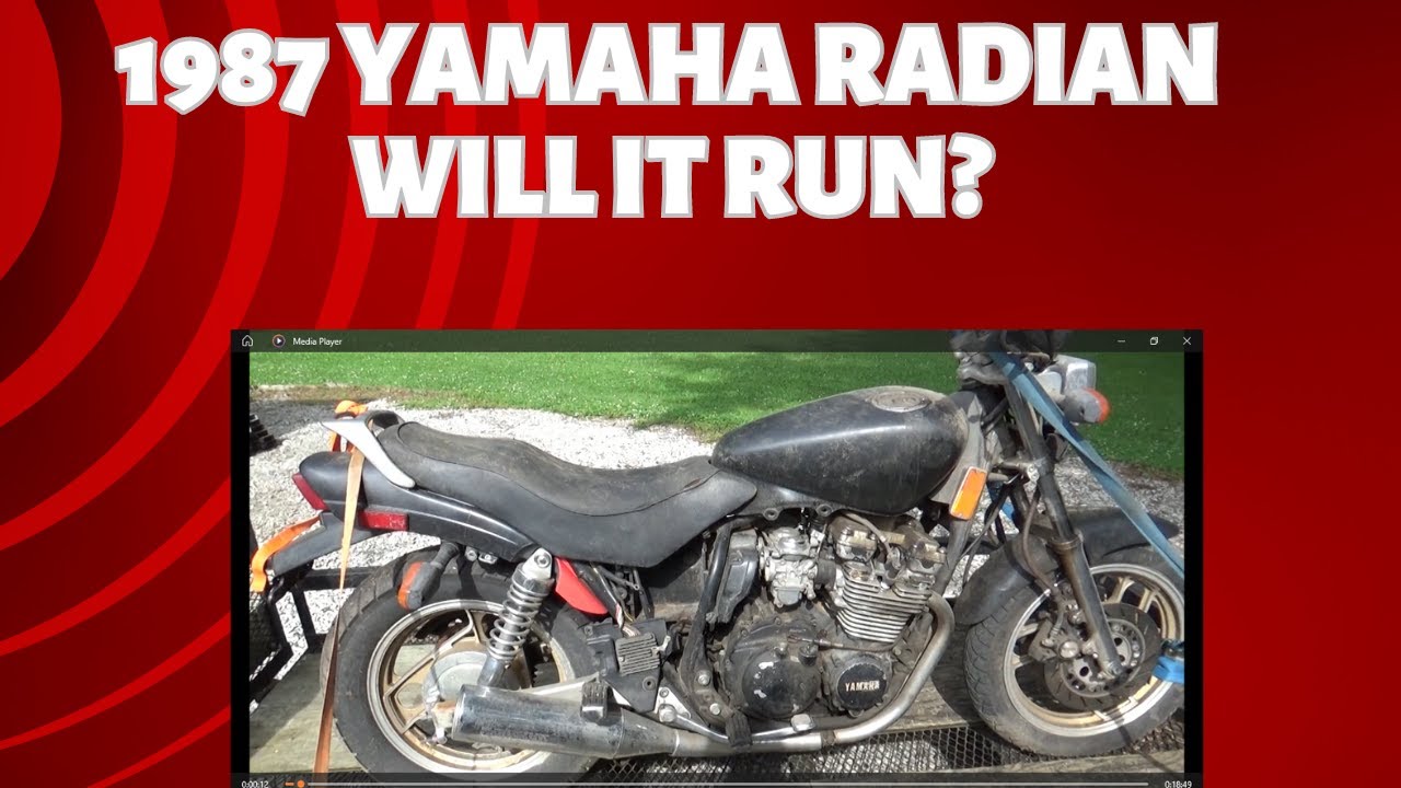 1987 yamaha radian 600, will it run?