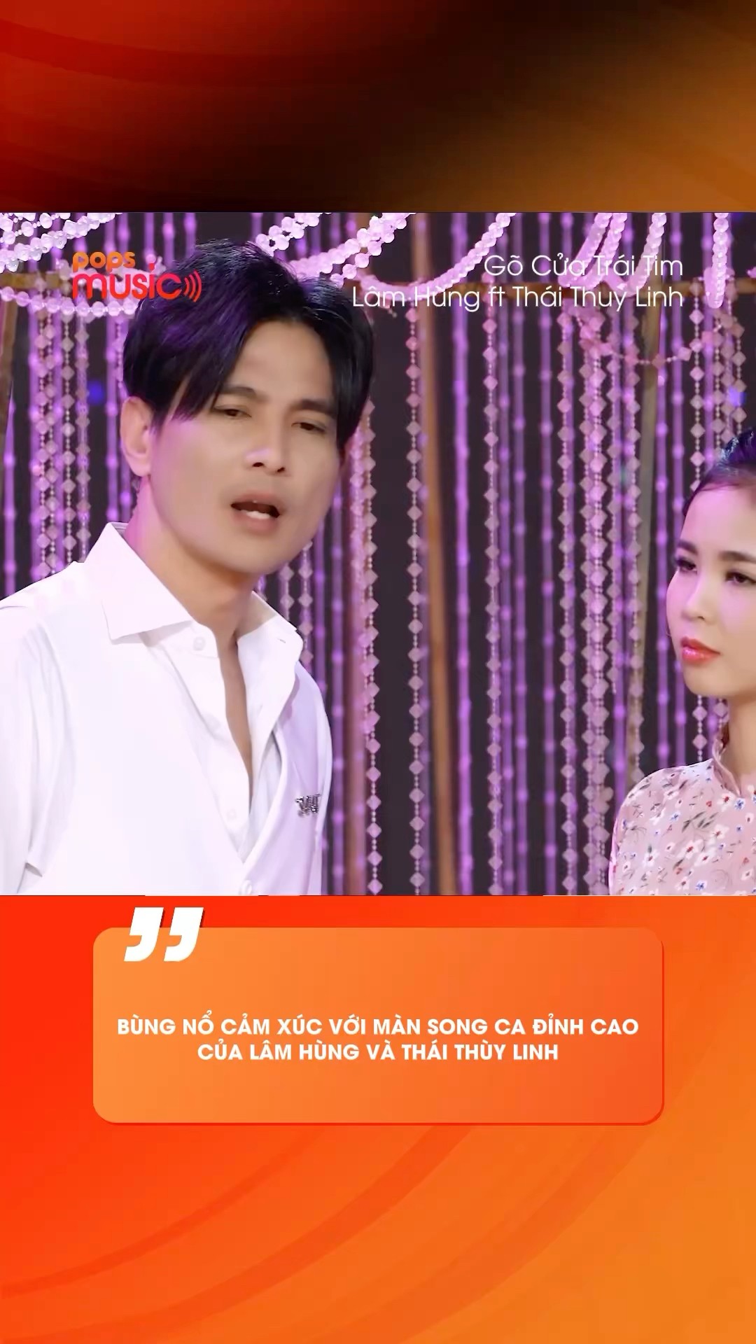 Bùng nổ cảm xúc với màn song ca đỉnh cao của Lâm Hùng và Thái Thuỳ Linh #popsmusic