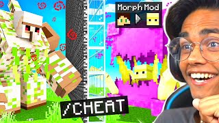 I Secretly CHEATED With MORPH MOD in a MOB BATTLE Competition!