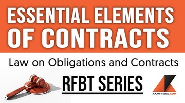Essential Elements of Contracts (2020)
