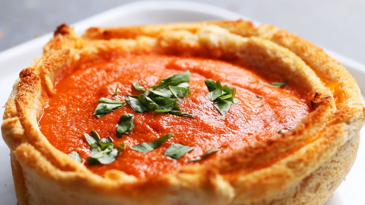 The Ultimate Grilled Cheese And Tomato Soup Bowl YouTube