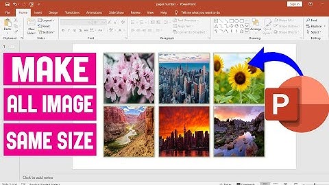 Hoe u alle afbeeldingen in PowerPoint in één keer naar dezelfde grootte kunt aanpassen