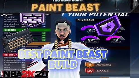 MOST OVERPOWERED COMP PAINT BEAST BUILD IN NBA 2K20!! BEST UNSTOPPABLE SNAG BUILD!!