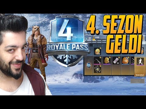 4. SEZON GELDİ ROYALE PASS I AÇTIM EFSANE SEZON-PUBG MOBİLE 0.9.5