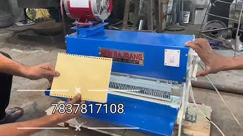 Spiral Binding Machine ( Table Top Model ) 📞7837817108