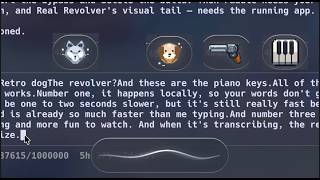 The first Local speech to text with good looking UI