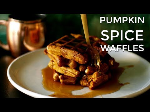 Pumpkin Spice Waffles