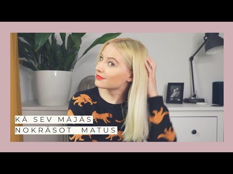 Video: Kā mājās krāsot matus sev