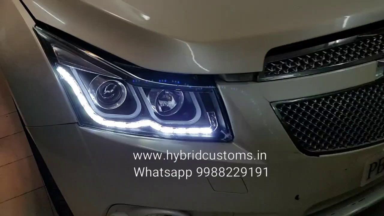 Chevrolet Cruze custom headlamp - YouTube