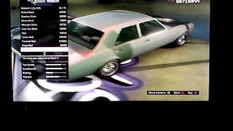 GTAonline How to make rare paint jobs 1.20-1.22