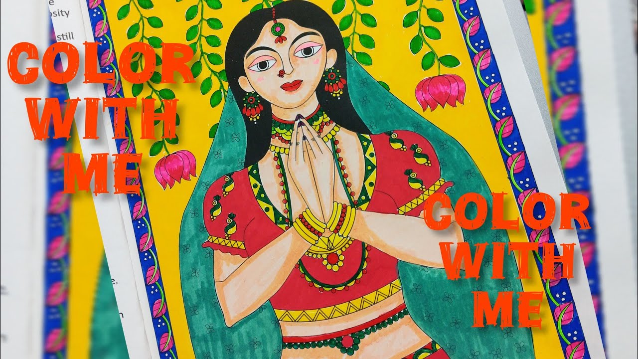 64- color with me using #brusto acrylic pens #trending #satisfying #drawing 