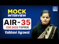 Vaibhavi Agrawal AIR 35 | CSE 2025 Topper | UPSC Mock Interview | NEXT IAS