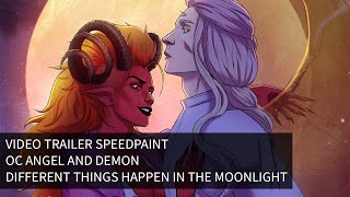 Trailer | Speedpaint (CLIPSTUDIO AND PHOTOSHOP) OC  •  Angel and Demon